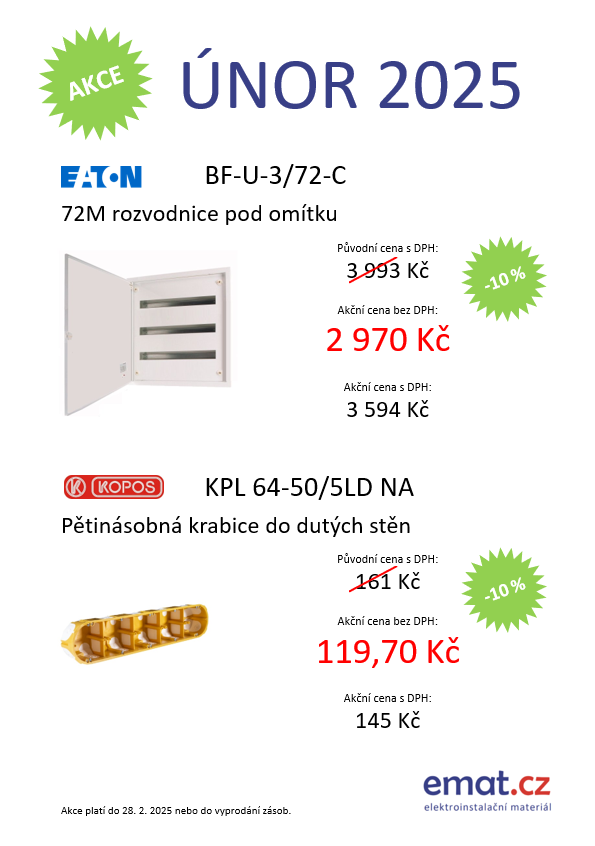 Akce únor 2025